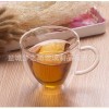 夢(mèng)之雨 雙層耐熱玻璃杯 防燙手工藝小茶杯 廠家直銷(xiāo)